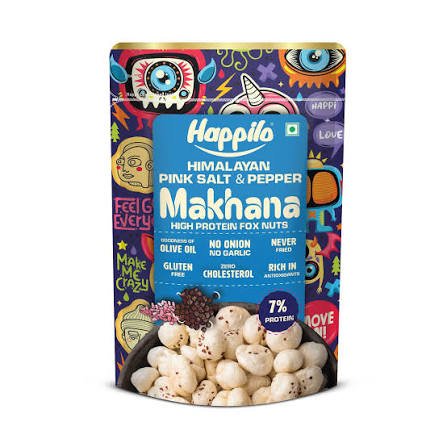 HAPPILO MAKHANA SALT& PEPPER 55G X 30 PACK 1 BOX