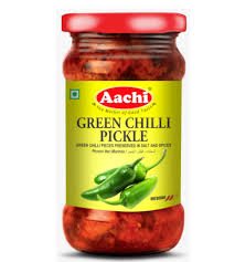 Aachi Green Chilli Pickle 300GMS