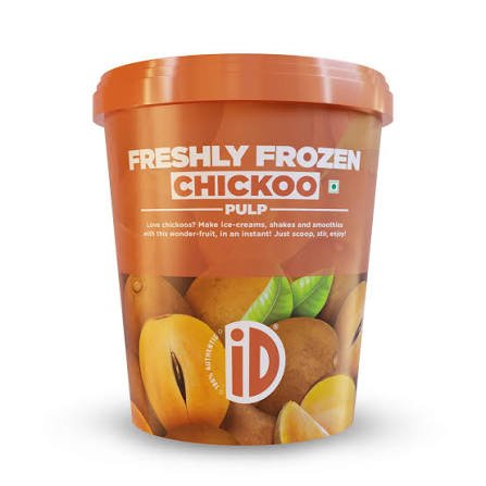 iD Brand Chickoo Fruit Pulp 500GMS