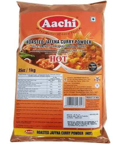 Aachi Roasted Jaffna Curry Powder Hot 1Kg