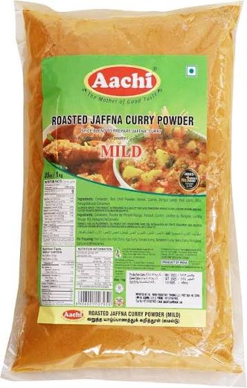 Aachi Roasted Jaffna Curry Powder Mild 1KG