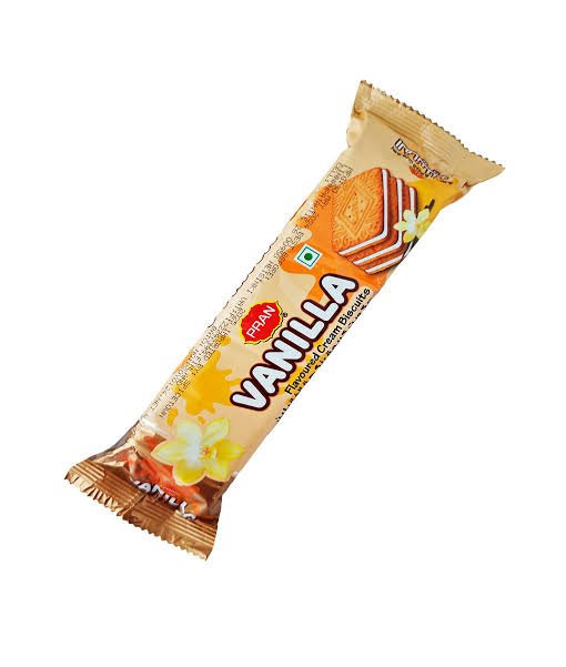 PRAN VANILLA CREAM BISCUIT (90GM)