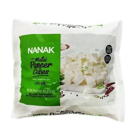 NANAK PANEER CUBES 400GMS