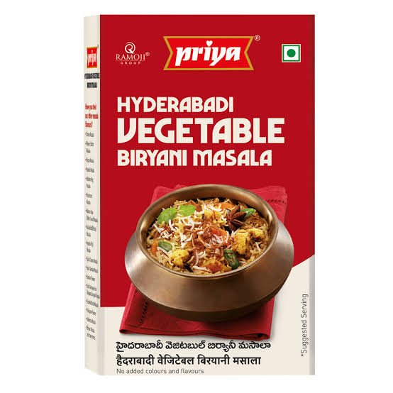 Priya Hyd Veg Biryani Masala 50g