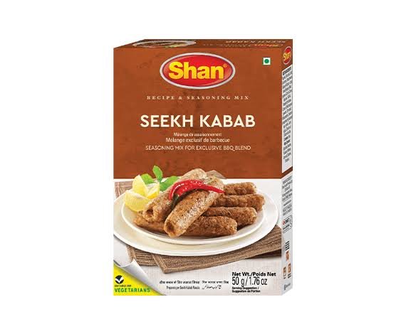 SHAN R&S MIX SEEKH KABAB 50G