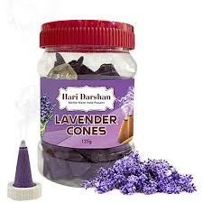Hari Darshan Lavender Cones 125g