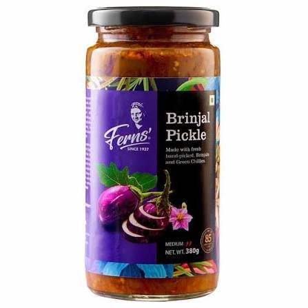 Ferns Brinjal Pickle 380g