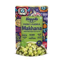 HAPPILO MAKHANA PERKY PUDINA 55G X 30 PACK 1 BOX