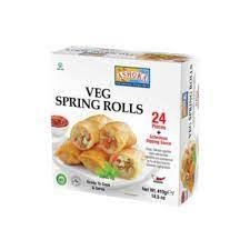 ASHOKA VEG SPRING ROLL (24PC) 410GM