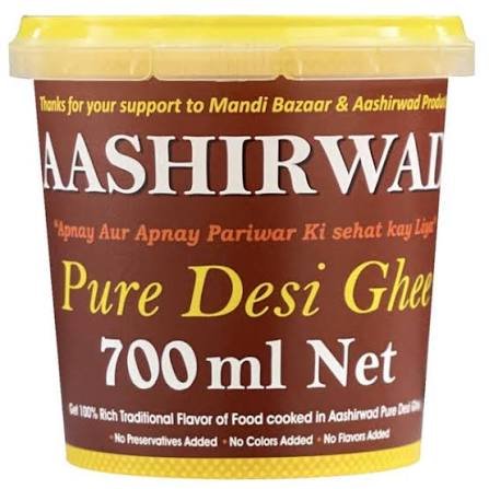 Aashirwad Ghee Nz 700ml
