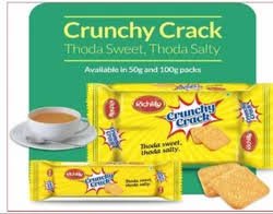 RICHLITE CRUNCHY CRACK BISCUITS 70G X 60 PKT 1 BOX