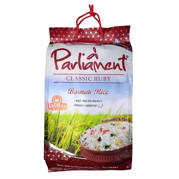 PARLIAMENT CLASSIC RUBY BASMATI RICE 5 KG