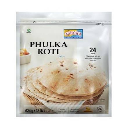 ASHOKA PHULKA ROTI (24PC) 624GM