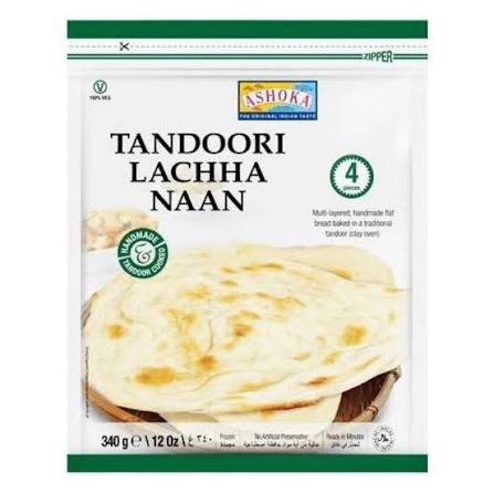 ASHOKA TANDOORI LACHCHA NAAN 340GM