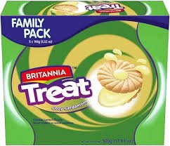 Britannia Treat Cream Elaichi 500G 8Pk