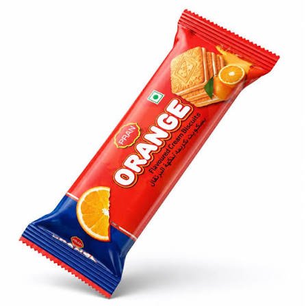 PRAN ORANGE CREAM BISCUIT (90GM)