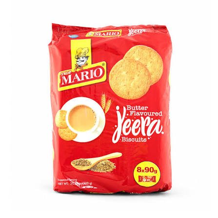 MARIO BUTTER JEERA BISCUITS (8X90GM)