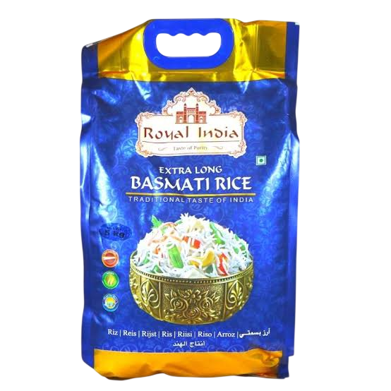 ROYAL INDIA EXTRA LONG BASMATI RICE 5KG