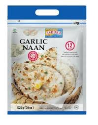 ASHOKA TANDOORI GARLIC NAAN VALUE PACK (12PC) 1.2KG