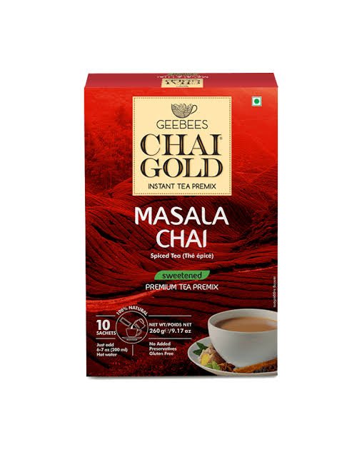 GB MASALA TEA SWEETENED-10PK