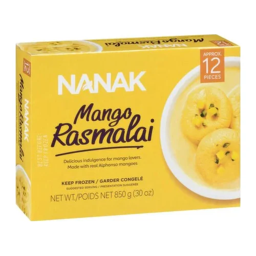 NANAK MANGO RASMALAI 850GMS