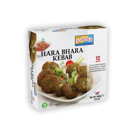 ASHOKA HARA BHARA KEBAB (12PC) 360GM