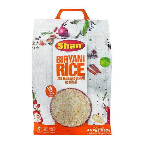 SHAN BIRYANI RICE (EXTRA LONG GRAIN) 5KG x 4