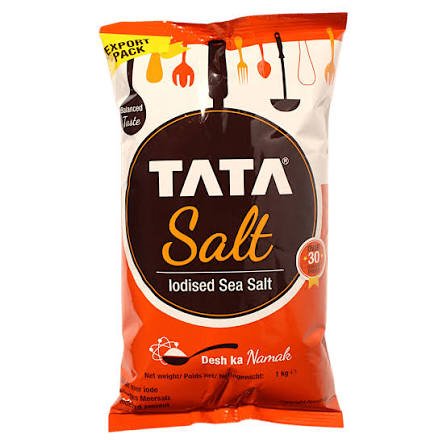 TATA IODIZED SEA SALT 1KG