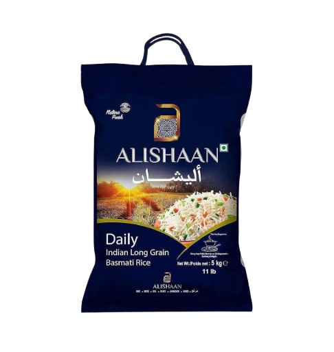 Alishaan Daily Basmati Rice 5KG X 4 Pack 50 BAGS