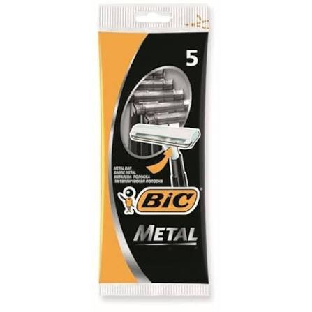 RAZOR BIC BLACK METAL 5s