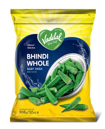 Vadilal bhindi whole 908g